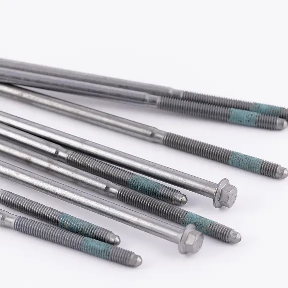 Metal bolts with rusted threads