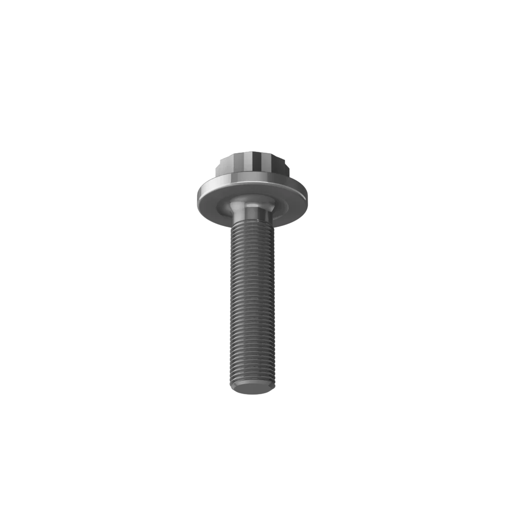 Metal bolt with a smooth head